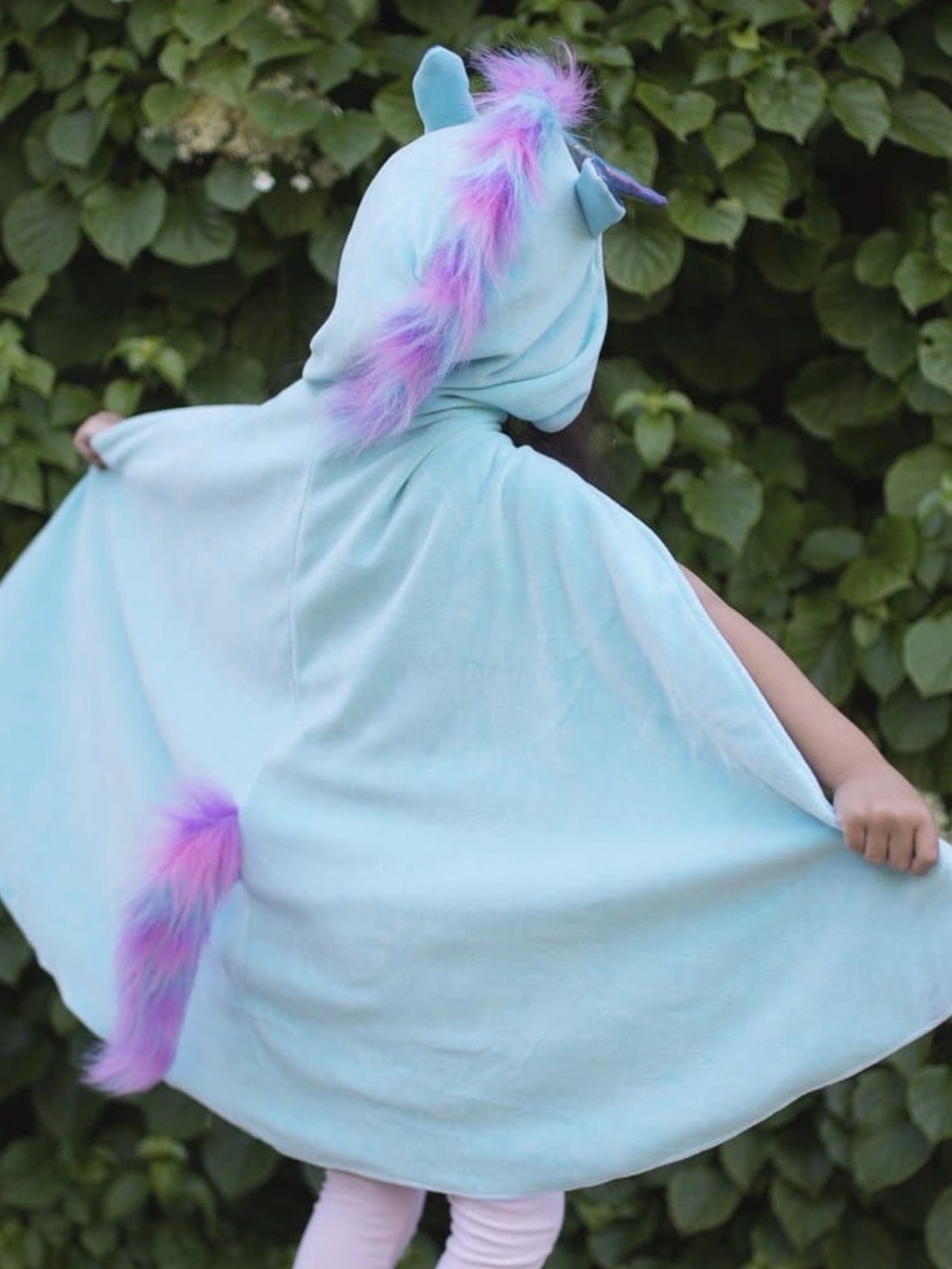 Great Pretenders • Toddler Unicorn / Dragon Hooded Reversible Cape